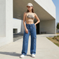 🔥⏰ NUR HEUTE: -50% 👖 Elegante Workwear Wide-Leg Jeans – modern, bequem & perfekt für jeden Look ✨