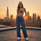 🔥⏰ NUR HEUTE: -50% 👖 Elegante Workwear Wide-Leg Jeans – modern, bequem & perfekt für jeden Look ✨