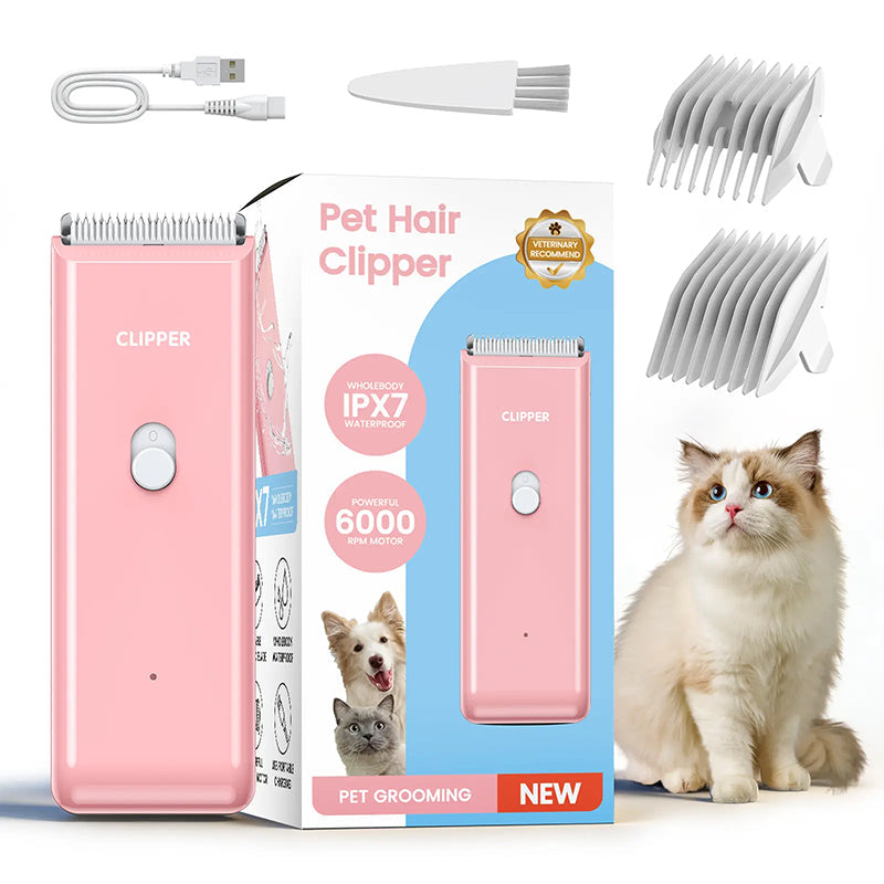 ✂️ 50% RABATT! 🐶 Leise Tierhaarschneidemaschine – Für Hund & Katze, wasserdicht & wiederaufladbar – Kabellos, sicher & perfekt für empfindliche Pfoten, Gesicht und Fellpflege zu Hause 🐱