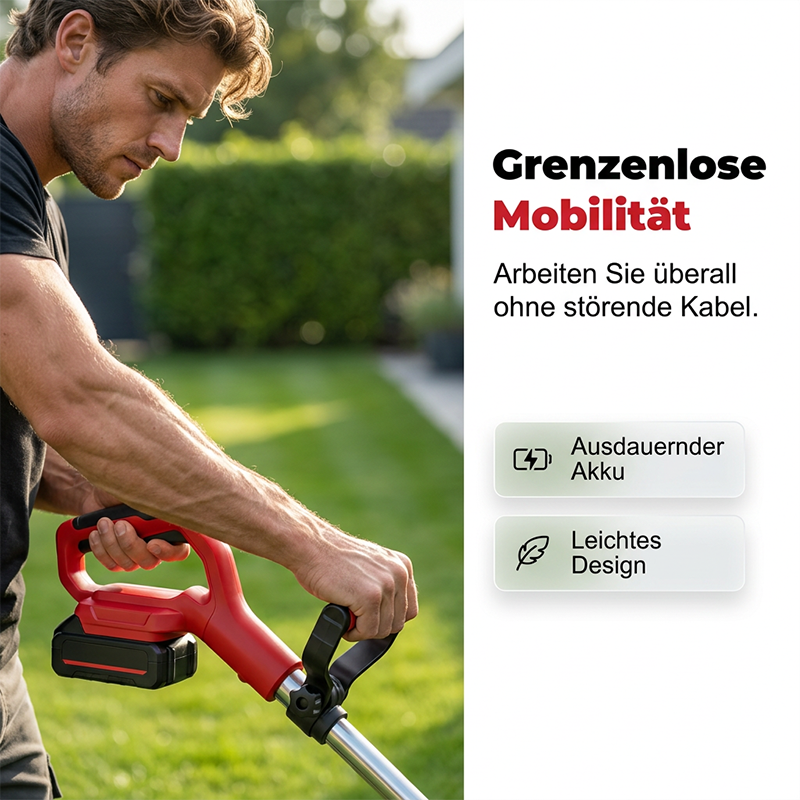 🔥Nur 50% Rabatt⚡Kabelloser elektrischer Rasentrimmer mit bürstenlosem Motor🌿