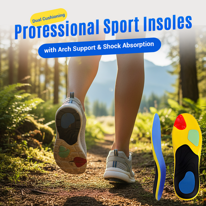 🏃‍♂️⚡ Professionelle Sport-Einlegesohlen – mit Fußgewölbestütze & Stoßdämpfung, für Herren & Damen
