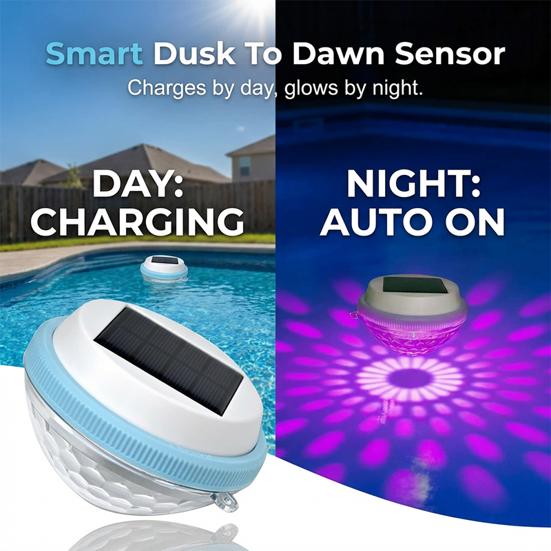 📉 Preise gesenkt! Greifen Sie zu, bevor es zu spät ist 🏃‍♂️ LED-Solar-Schwimmleuchte für den Pool