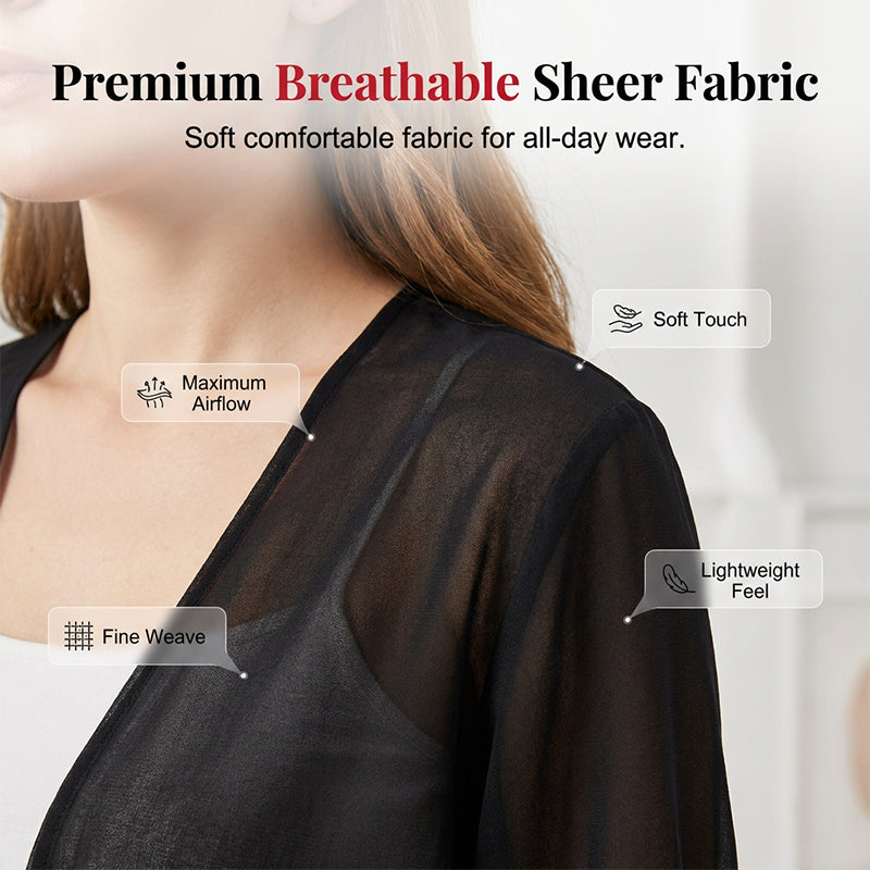 📢📢50 % RABATT !! ⏰Elegantes, kurzes Chiffon-Top für Damen mit Bindeband vorne
