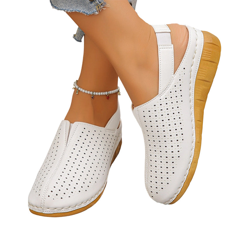 🔥 Letzter Tag! 50% Rabatt Damen Slingback Keilsandalen 🩷 Atmungsaktiv & bequem für den Sommer