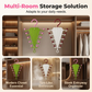 💥1 kaufen 1 gratis💥🧥👚👒🧣Multifunktionales, V-förmiges, doppelseitiges Kleiderständer-Aufbewahrungsregal🎁