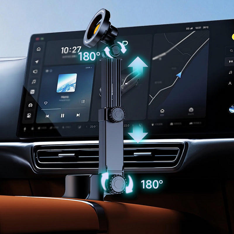 🥤Auto-Getränkehalter-Telefonhalterung – 360° verstellbar🧲