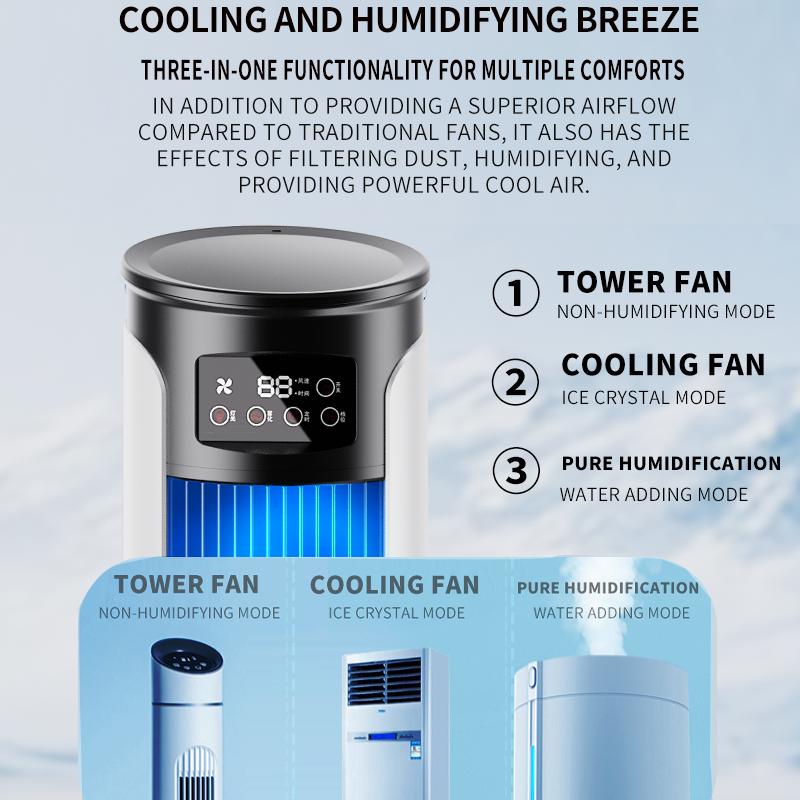 💨❄️ USB-Tischventilator mit Wasserkühlung – persönliche Klimaanlage für Schreibtisch & Nachttisch, −50%