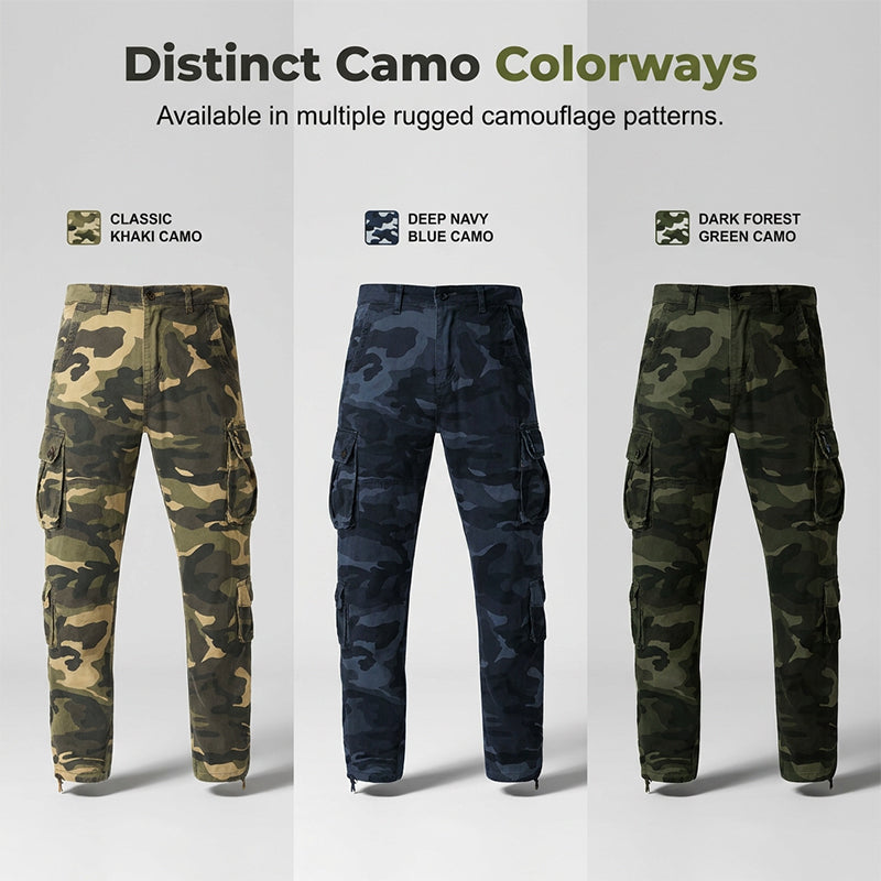👖 🌿 Herren Outdoor Tarn-Cargo-Hose – Strapazierfähig, vielseitige Taschen & perfekt für Abenteuer und Alltag 🏕️ ✨