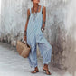 👗🌸 Lässiger gestreifter Overall mit schmalen Trägern – perfekt für Sommer & Urlaub, jetzt −50%