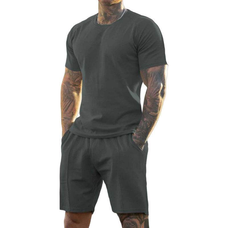 🏃‍♂️🔥 2-teiliges Sport-Set für Herren – T-Shirt + Shorts, atmungsaktiv & bequem, jetzt −50%