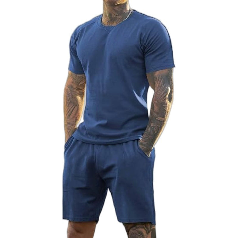 🏃‍♂️🔥 2-teiliges Sport-Set für Herren – T-Shirt + Shorts, atmungsaktiv & bequem, jetzt −50%