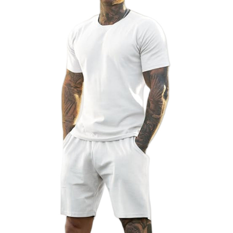 🏃‍♂️🔥 2-teiliges Sport-Set für Herren – T-Shirt + Shorts, atmungsaktiv & bequem, jetzt −50%