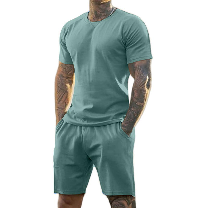 🏃‍♂️🔥 2-teiliges Sport-Set für Herren – T-Shirt + Shorts, atmungsaktiv & bequem, jetzt −50%