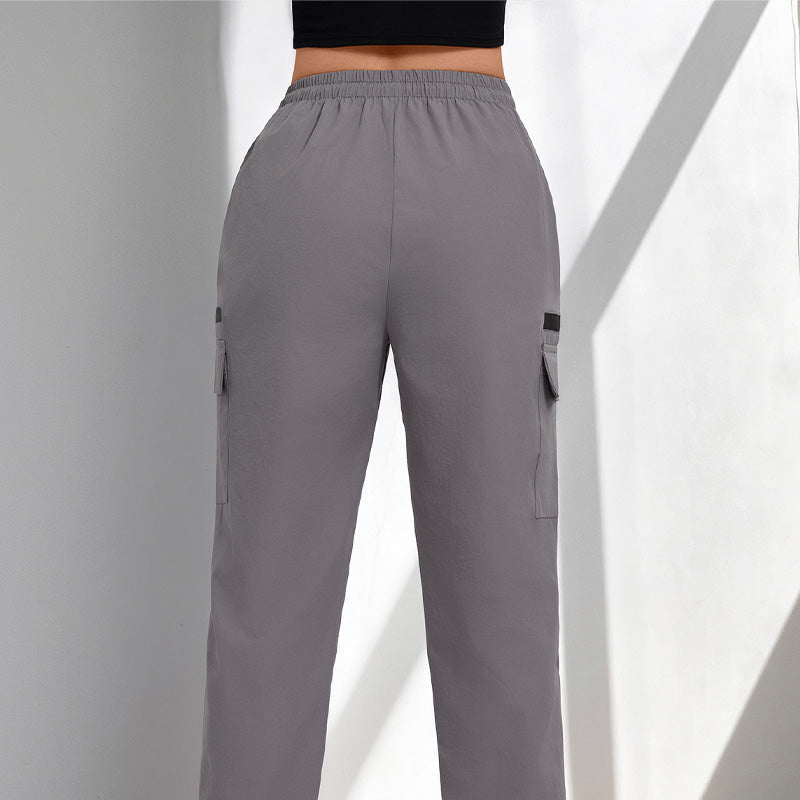 ⏰ 50 % RABATT – Nur für kurze Zeit ✨Schnelltrocknende Damen Sporthose 🏃‍♀️ Leicht, Luftig & Mit Praktischen Taschen