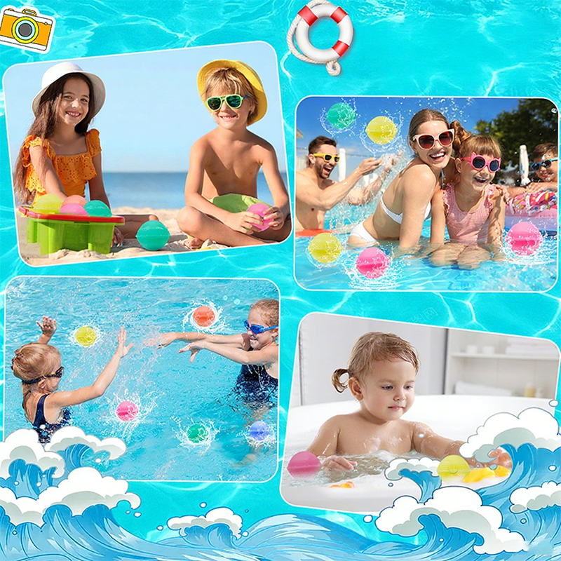 🎈Heute 50 % Rabatt🔥Der Sommerspaß kann losgehen 🎈Nichtmagnetisches Silikon-Wasserballon-Spielzeug💧