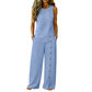 👕 NUR FÜR BEGRENZTE ZEIT: 50 % RABATT! ✨ 2-teiliges Set für Damen – ärmelloses Oberteil, Hose mit weitem Bein, 8 Farben 🌿
