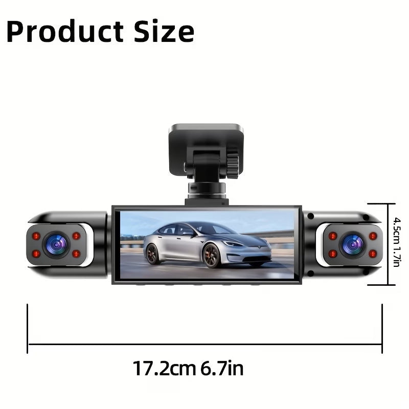 🔥50 % Rabatt 🚘🎥360°-Dashcam mit 1080P HD-Aufnahme – lückenlose Überwachung für Ihr Fahrzeug