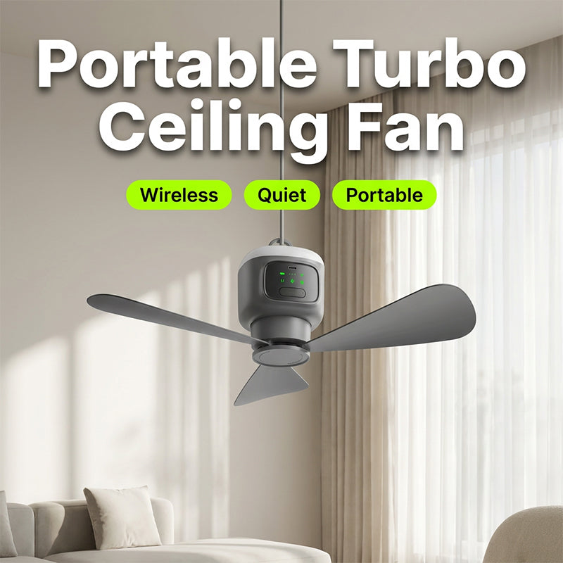 🌀 50% RABATT! 💡 Wiederaufladbarer Hängeventilator mit Licht – Kabellos & praktisch – Perfekt für Zuhause, Camping oder Reisen – flexibel einsetzbar, mit Haken und integrierter LED 🔋🏕️✨