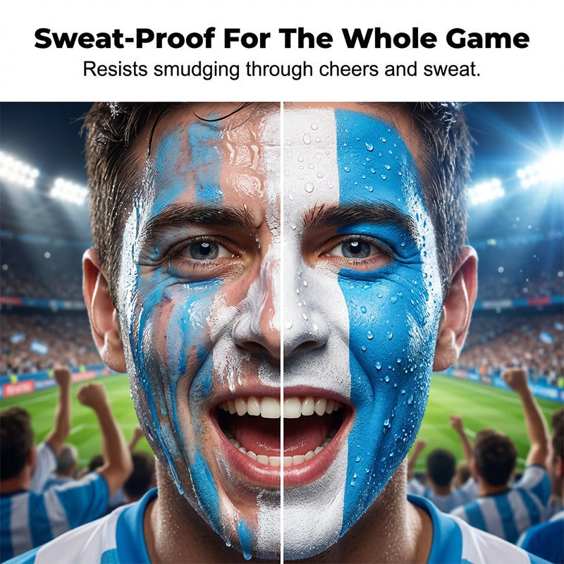 🎨 KAUFE 1, ERHALTE 1 GRATIS! ✨ Bunte Gesichtsmalstifte – Nationalflaggen-Motive & wasserfest – Perfekt für Fußballspiele, Festivals oder Mottopartys – einfach aufzutragen & hautfreundlich 🏴‍☠️
