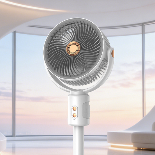 🌬️ NUR FÜR BEGRENZTE ZEIT: 50 % RABATT! ✨ Kabelloser Teleskopventilator – mit Fernbedienung, höhenverstellbar, flüsterleise 🔄