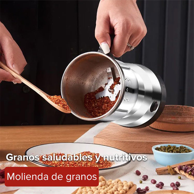 🌶️⚡ 50% RABATT! Multifunktionale elektrische Mühle – Für Gewürze, Kaffee, Kräuter & Nüsse – Edelstahl-Klingen, per Knopfdruck mahlen ✨