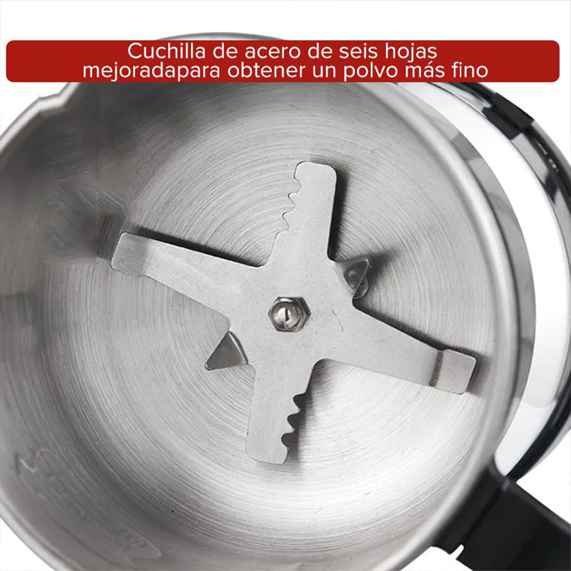 🌶️⚡ 50% RABATT! Multifunktionale elektrische Mühle – Für Gewürze, Kaffee, Kräuter & Nüsse – Edelstahl-Klingen, per Knopfdruck mahlen ✨