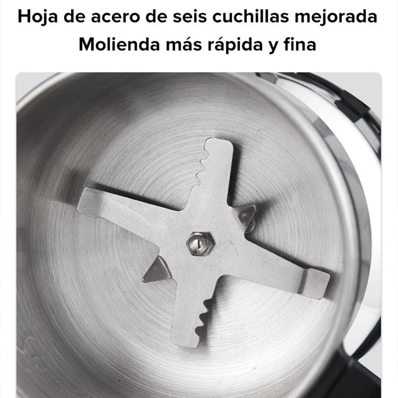 🌶️⚡ 50% RABATT! Multifunktionale elektrische Mühle – Für Gewürze, Kaffee, Kräuter & Nüsse – Edelstahl-Klingen, per Knopfdruck mahlen ✨