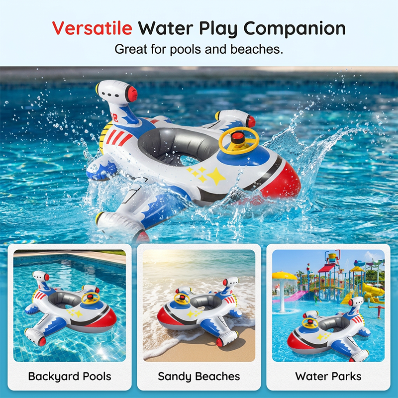 ✈️💦 50 % RABATT! Das ist kein gewöhnlicher Schwimmring – das ist ein Flugzeug, in das sich dein Kind setzen und die Wellen bezwingen kann! Als wäre es Pilot auf dem coolsten Flughafen des Pools!
