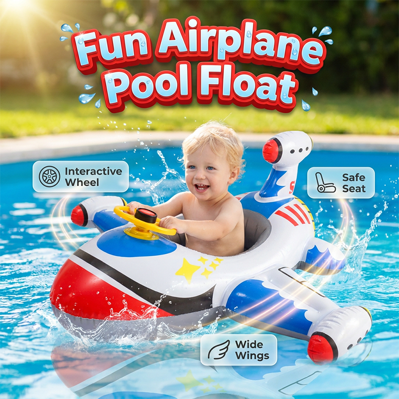 ✈️💦 50 % RABATT! Das ist kein gewöhnlicher Schwimmring – das ist ein Flugzeug, in das sich dein Kind setzen und die Wellen bezwingen kann! Als wäre es Pilot auf dem coolsten Flughafen des Pools!