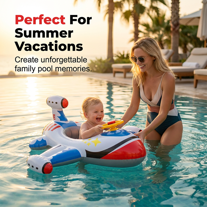 ✈️💦 50 % RABATT! Das ist kein gewöhnlicher Schwimmring – das ist ein Flugzeug, in das sich dein Kind setzen und die Wellen bezwingen kann! Als wäre es Pilot auf dem coolsten Flughafen des Pools!