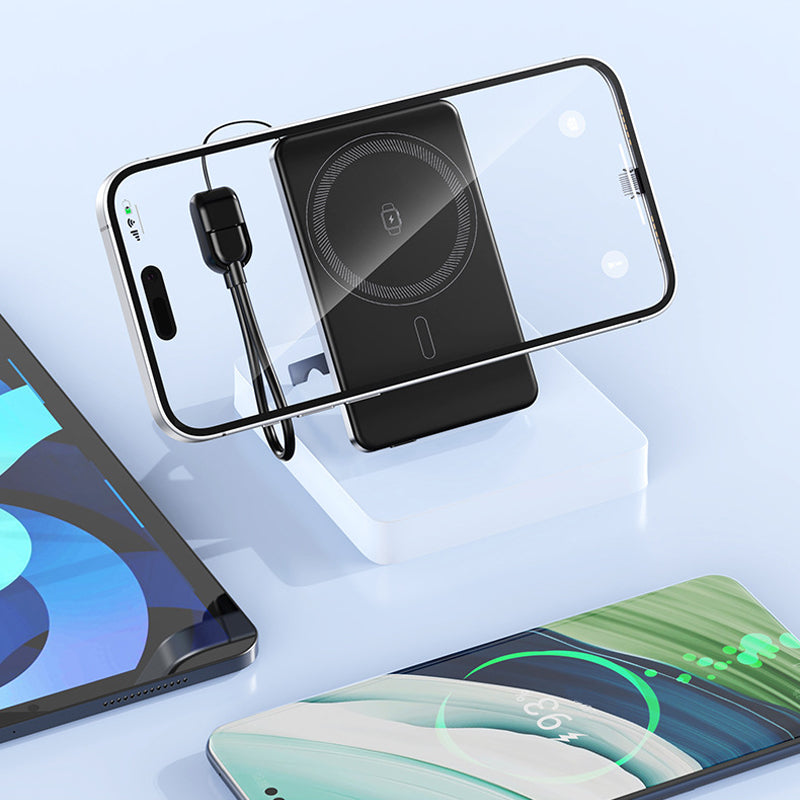 🔋 NUR FÜR BEGRENZTE ZEIT: 50 % RABATT! ✨ 3-in-1-Magnet-Ladegerät für unterwegs – kabellos, mit integriertem Ständer, schlank 🍃