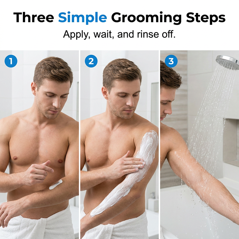 🧔Letzter Tag: 1 kaufen, 1 gratis💨 Sanfte Haarentfernungscreme für Männer – ohne Rasierer, ohne Schmerzen, ohne Hautirritationen | Glatte Haut in 5 Minuten ⏱️✨