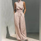 👗 2-teiliges Set für Damen – ärmelloses Top & weite Hose, minimalistisch, elegant & vielseitig für Alltag, Büro & besondere Anlässe 🌸