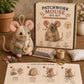 🔥🧵 50% RABATT! Handgefertigtes Nähset – Vintage-Plüschmaus zum Selbermachen – inkl. Material & Anleitung. 🎁🐭