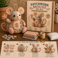 🔥🧵 50% RABATT! Handgefertigtes Nähset – Vintage-Plüschmaus zum Selbermachen – inkl. Material & Anleitung. 🎁🐭