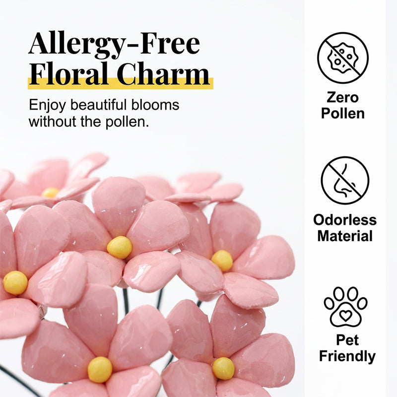 🏺🌸 Everlasting Ceramic Floral Decoration – 50% RABATT! Blütenpracht aus Keramik – ewig schön, nie verwelkt. 🔥✨