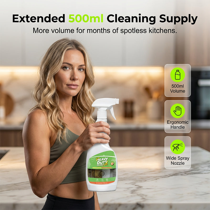 🍋 50% RABATT! 🔥 Hochleistungs-Küchenentfettungsspray – Entfernt hartnäckigen Fett & Rückstände – Ideal für Herd, Backofen & Dunstabzugshaube 🏠