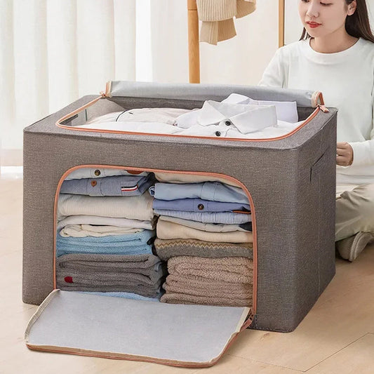 📦🧥 Aufbewahrungsbox für Kleidung – großes Fassungsvermögen, wasserdicht & faltbar, jetzt −50%