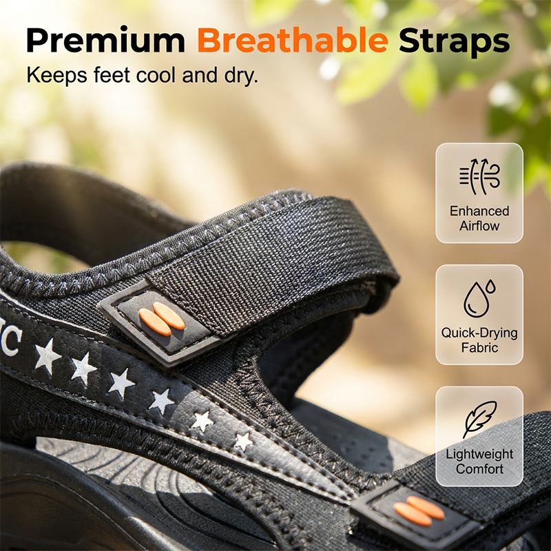 👟🏞️ Klassische Outdoor-Sport-Sandalen für Herren – 50% RABATT! Robust, bequem, perfekt für Wandern & Freizeit. 🔥☀️
