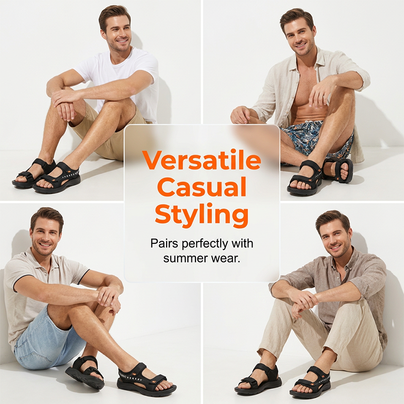 👟🏞️ Klassische Outdoor-Sport-Sandalen für Herren – 50% RABATT! Robust, bequem, perfekt für Wandern & Freizeit. 🔥☀️
