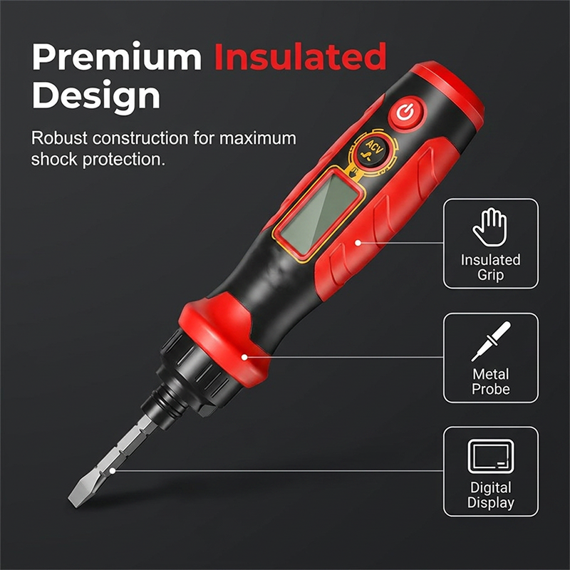 🧪⚡ Intelligenter digitaler Induktions-Spannungsprüfstift 📟