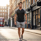 👕 Herren-Sport-T-Shirt mit Raglanärmeln – V-Ausschnitt, atmungsaktiv, schnell trocknend & hoch elastisch für Laufen & Training 🏃‍♂️💨