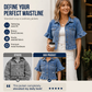 🧥⏳ BEFRISTETES ANGEBOT – 50% RABATT! Damen-Sommer-Jeansjacke mit Rüschenärmeln – Lässig, verspielt & perfekt für laue Sommerabende 🌸✨
