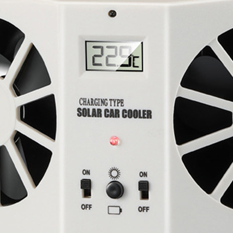 🌞🚗 Solar-Autofensterlüfter mit Akku – 3 Ventilatoren, senkt die Temperatur & entfernt Gerüche, jetzt −50%