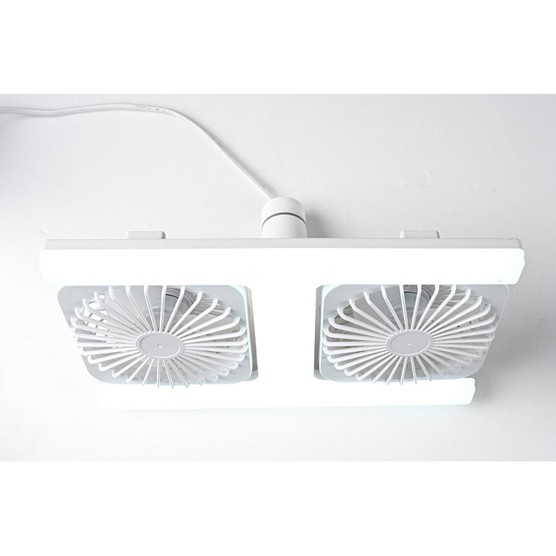 🔥JETZT 50 % RABATT!🔥 Deckenventilator mit Doppelkopf und LED-Licht – modernes Design mit Fernbedienung für Wohnzimmer & Schlafzimmer