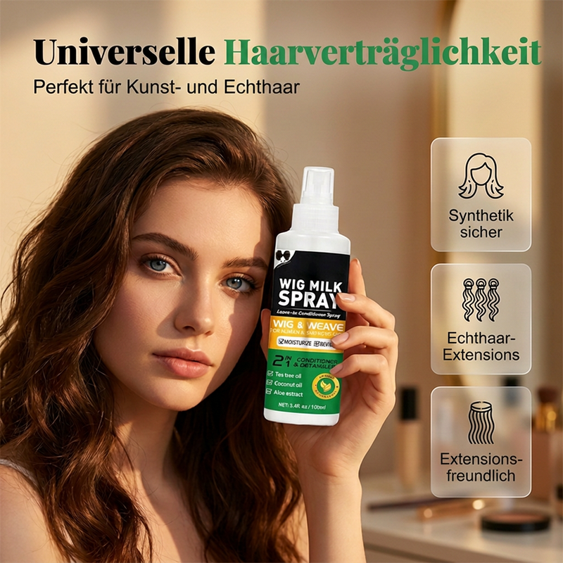 🔥🎁 2+1 GRATIS!!🥳 💞 50K+ VERKAUFT! ⚡🧴 Belebendes Leave-in-Pflegespray für Perücken