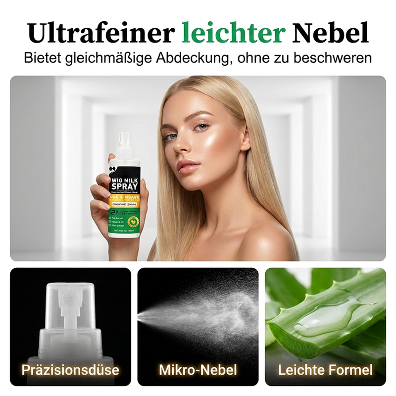 🔥🎁 2+1 GRATIS!!🥳 💞 50K+ VERKAUFT! ⚡🧴 Belebendes Leave-in-Pflegespray für Perücken