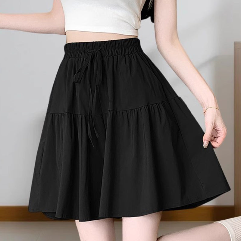 🩳👗 50% RABATT! Damen-Rockhose (Culottes) – hoher Bund, weiter Schnitt, verspielte Rüschen – perfekt für Alltag, Büro & Reisen. 🏖️🌸