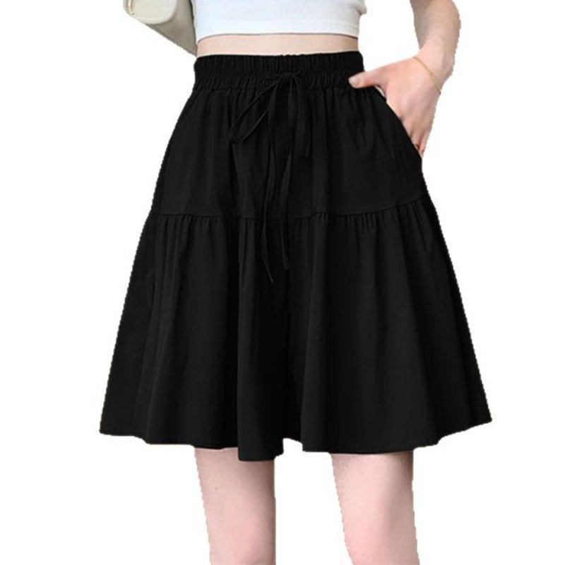 🩳👗 50% RABATT! Damen-Rockhose (Culottes) – hoher Bund, weiter Schnitt, verspielte Rüschen – perfekt für Alltag, Büro & Reisen. 🏖️🌸