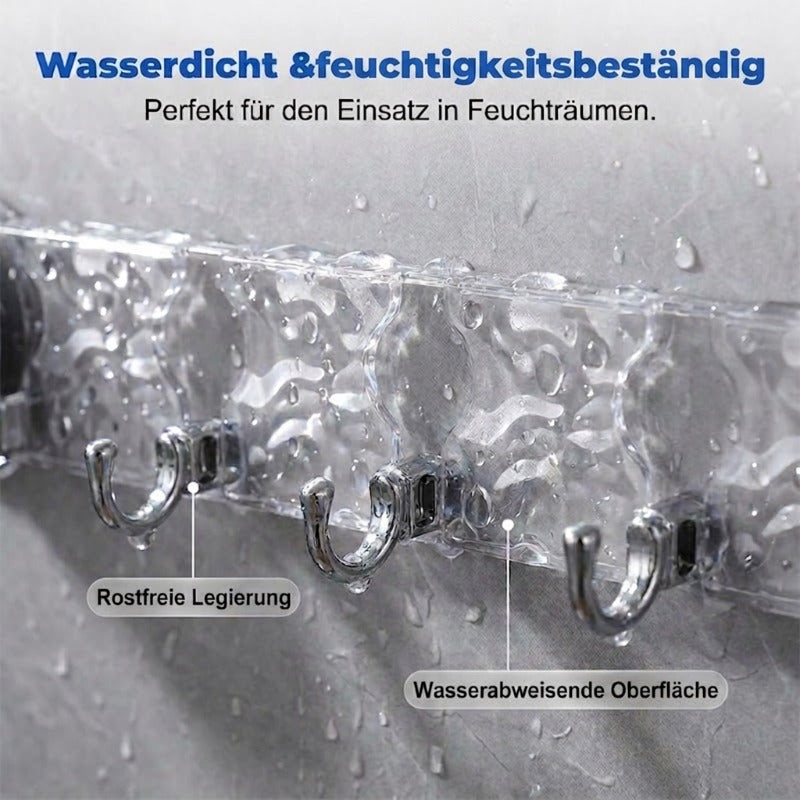 🔥 JETZT 50 % RABATT🧲 Minimalistische Hakenleiste mit Saugnapf 📌Starke Saugkraft, rückstandslos ablösbar, platzsparend für Bad & Küche 💦
